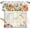 Orange Green, variant on Kitchen Window Valances, Modern White Round Abstract Rod Pocket Valance Small Window Treatment for Bedroom, Yellow Valances for Windows Tier Curtain,1 Panel, 54x18inch