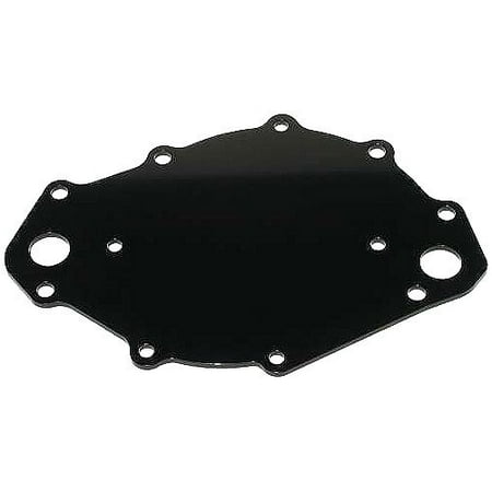 meziere wp109s black water pump back plate for big block