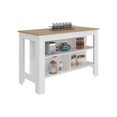 thumbnail image 4 of Cala Wide Kitchen Island with Spacious Prep Table Engineered Wood Multi-Color, 4 of 7