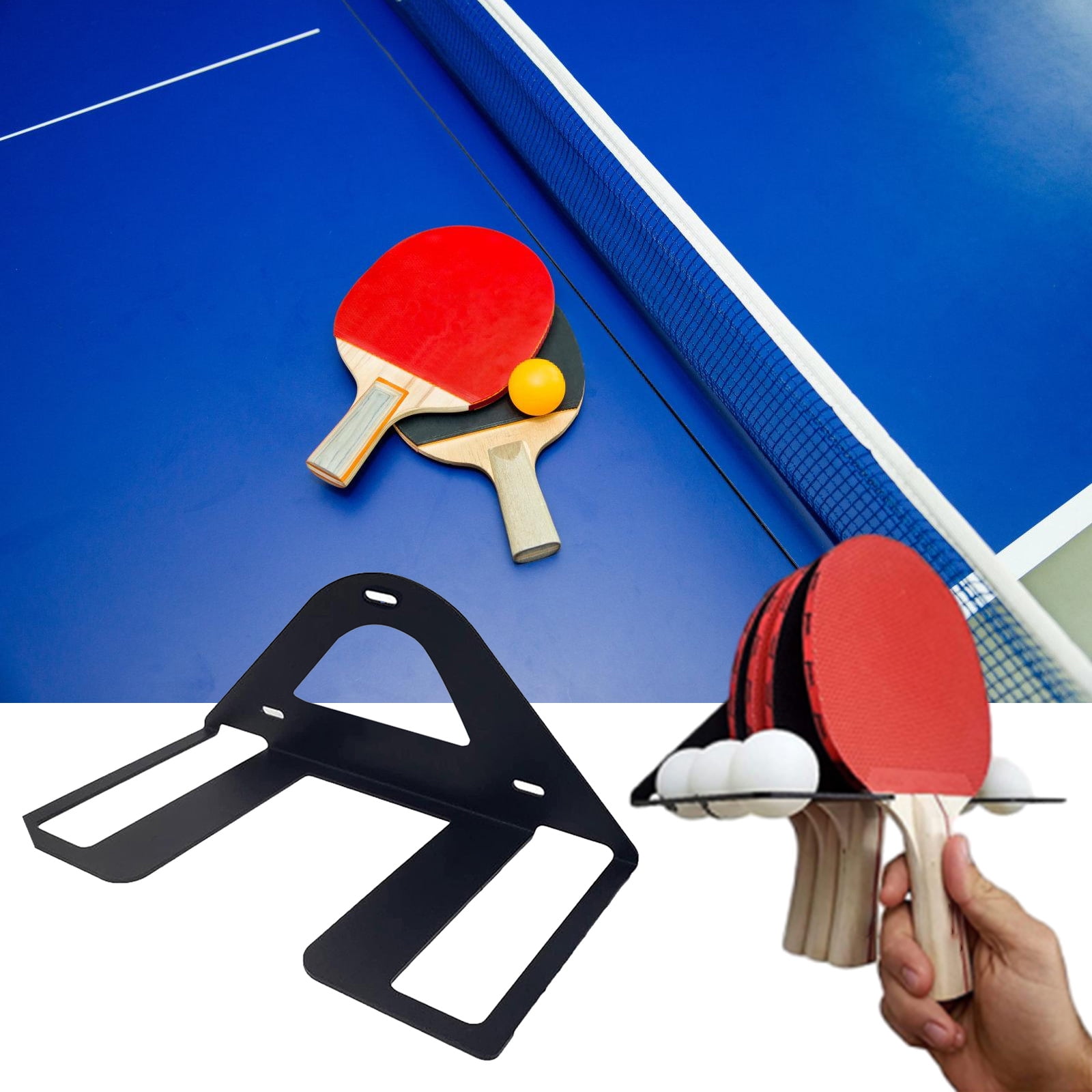 Table Tennis Display Rack Pingpong Racket Wall Mount Organizers Pingpong Paddle Holder, Pingpong Paddle Display Rack,