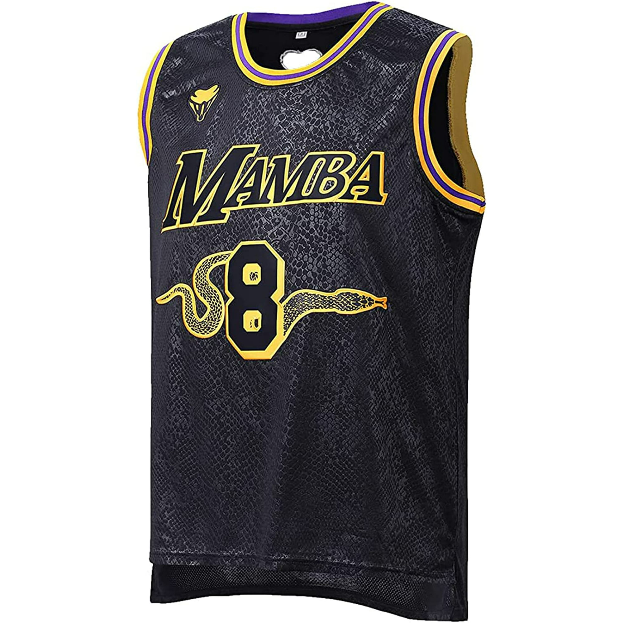 Basketball Jersey, Black Mamba Jersey for Men, Snakeskin Mamba Jersey  Shirts Gift for Basketball Fans 