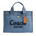 thumbnail image 1 of Bolsa Tote Coach Cargo Blue Vaquera Azul, 1 of 5