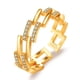thumbnail image 5 of Anillo Estilo Hueco para Mujer Joyeria Brillante Anillo Abierto de Moda Anillo de Promesa de Moda, 5 of 5