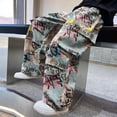 thumbnail image 4 of Baby Boy Pants Wide Leg Loose Fit Pocket Elastic Solid Print Trousers Breathable Daily Wear 4-5 Years, 4 of 4