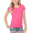 thumbnail image 2 of Kavio! Big Girls 7-16 Scalloped Scoop Neck Top Baby Pink S, 2 of 3