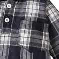 thumbnail image 5 of SYNPOS 2PCS Toddler Baby Boys Girls Hoodie Sweatsuit Warm Outfits Kids Plaid Shirt Top Pants Set for Fall Winter Spring Sets 0-24 Months, 5 of 10