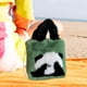 thumbnail image 5 of Bolso de peluche de panda, bolso de hombro, bolso cruzado, bolso de mano, bolsa, billetera con cadena, verde, 5 of 9