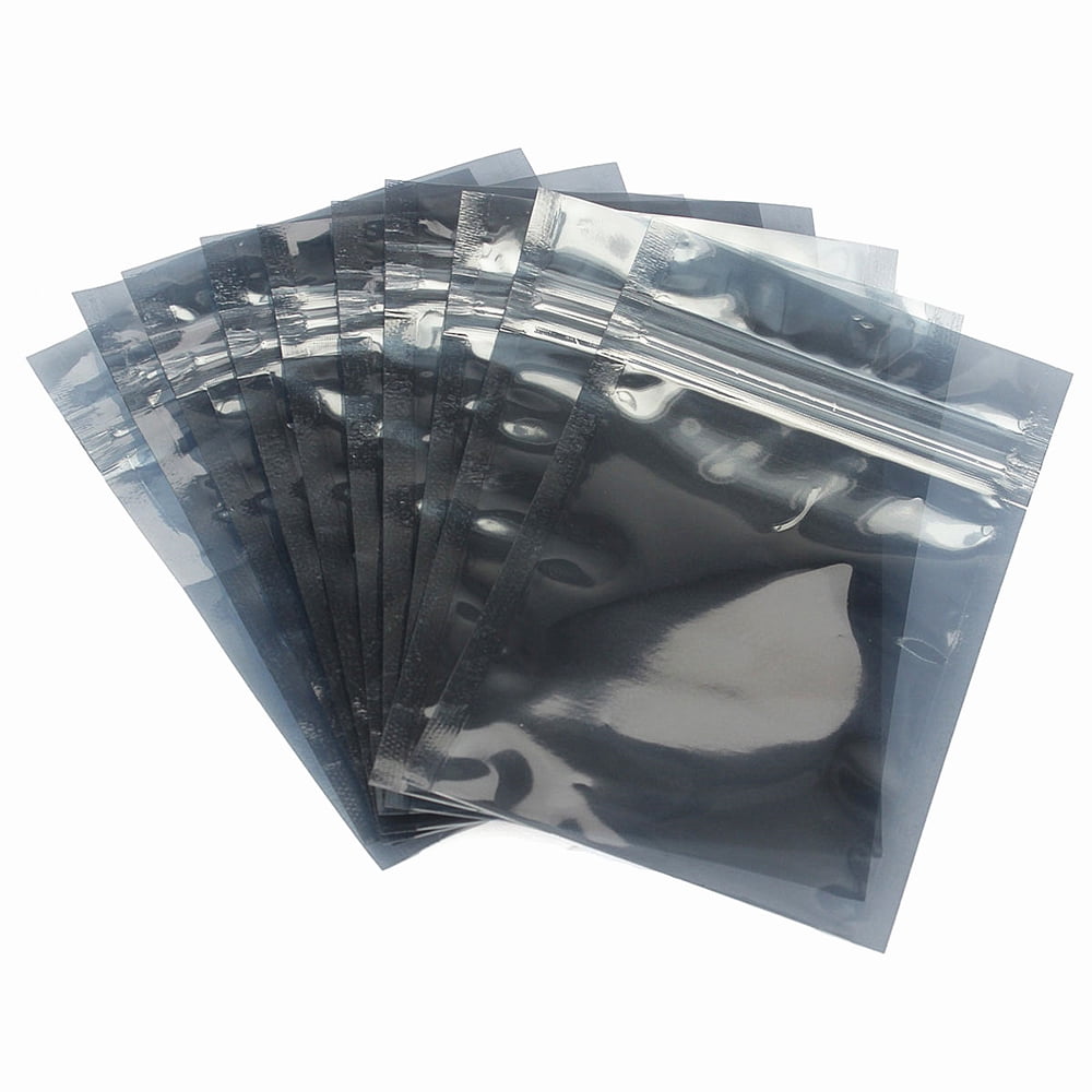 Sachets d'emballage en plastique 100 x 150 mm, semi-transparents