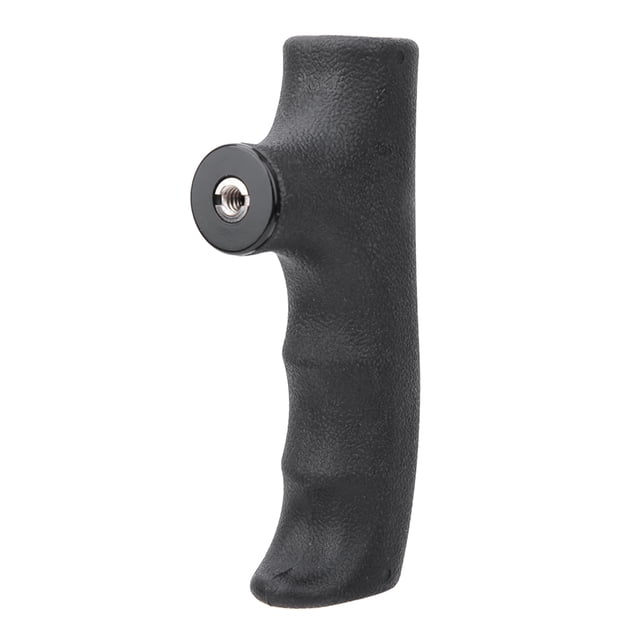 Cabezal de muleta monopie multifuncional, bastón de trekking, mango de bastón, accesorio universal para tornillos de 1/4 y 3/8 de pulgada.