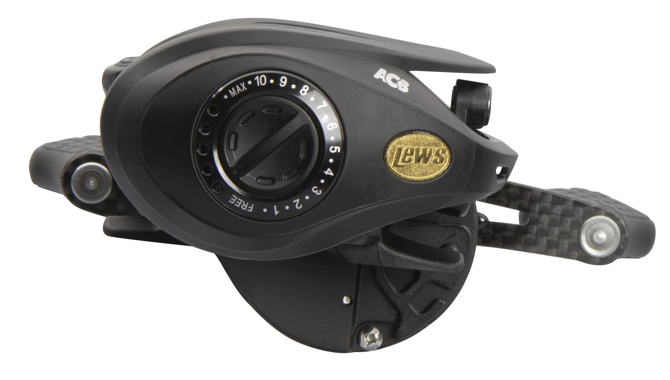 Lew's Tournament Pro LFS Speed Spool Baitcast Fishing Reel, 7.5:1 Gear Ratio, Left-Hand Retrieve, Black