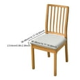 thumbnail image 6 of Waterproof Chair Seat Cover for Dining Room Chairs Removable Washable Upholstered Chair Seat Protectors Water Resistant Decorative Chair Cushion Slipcovers, 6 of 8