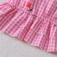 thumbnail image 6 of Toddler Girls Outfit Sets Flower Print Plaid Sleeveless Tops And Long Pants Set Summer Beach Vacation Sweet Clothes For Kids Girl Outfit Sets，2Piece，3 -4 Years, 6 of 8