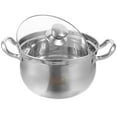 thumbnail image 1 of Multi-function Milk Pot Saucepan Covered Cooking Pot Stovetop Milk Pot Food Heating Pot, 1 of 8
