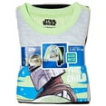 thumbnail image 3 of Star Wars The Mandalorian Baby Yoda Boys Long Sleeve Top and Pants Pajama Sleep Set, 2-Piece, Sizes 4-16, 3 of 4