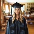 thumbnail image 6 of Fotbe Navy Camouflage American Flag Printed Class of 2024 Graduation Stole, 6 of 7