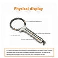 thumbnail image 2 of 1pc Adjustable Car Engine Oil Filter Chain Grip Key Wrench Remover Tools Car Engine Oil Filter Chain Wrench Grip Spanner Repair, 2 of 5