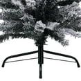 thumbnail image 4 of vidaXL Artificial Christmas Tree Slim Flocked Snow Green PVC 5 ft, 4 of 7