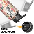 thumbnail image 6 of Dog Pattern Insulated Water Bottle - 18/8 Stainless Steel with Paw Print Design, 360° Leakproof Seal & Copper Layer for 40hr Temperature Retention, 6 of 6