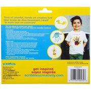 Scribbles Fabric Finger Paint & Roller Kit-Rainbow