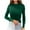 Army Green, variant on Ecqkame Fall Sweaters For Women 2024 Knitted Turtle Neck Solid Color Top Button Cuff Long Sleeved Casual Base Sweater B-Watermelon Red M