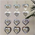 thumbnail image 6 of 3PCS Heart Bird Scare Discs Set, Double-Sided Bird Reflectors,  Extra Sparkly Wind Spinners Bird Devices, 6 of 8