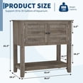 thumbnail image 5 of 20-29 Gallons of Aquarium Bracket with Charging Station and 660 Pounds of Heavy Fish Tank Bracket with Door for Storing Reptile Turtle Tanks, 5 of 6