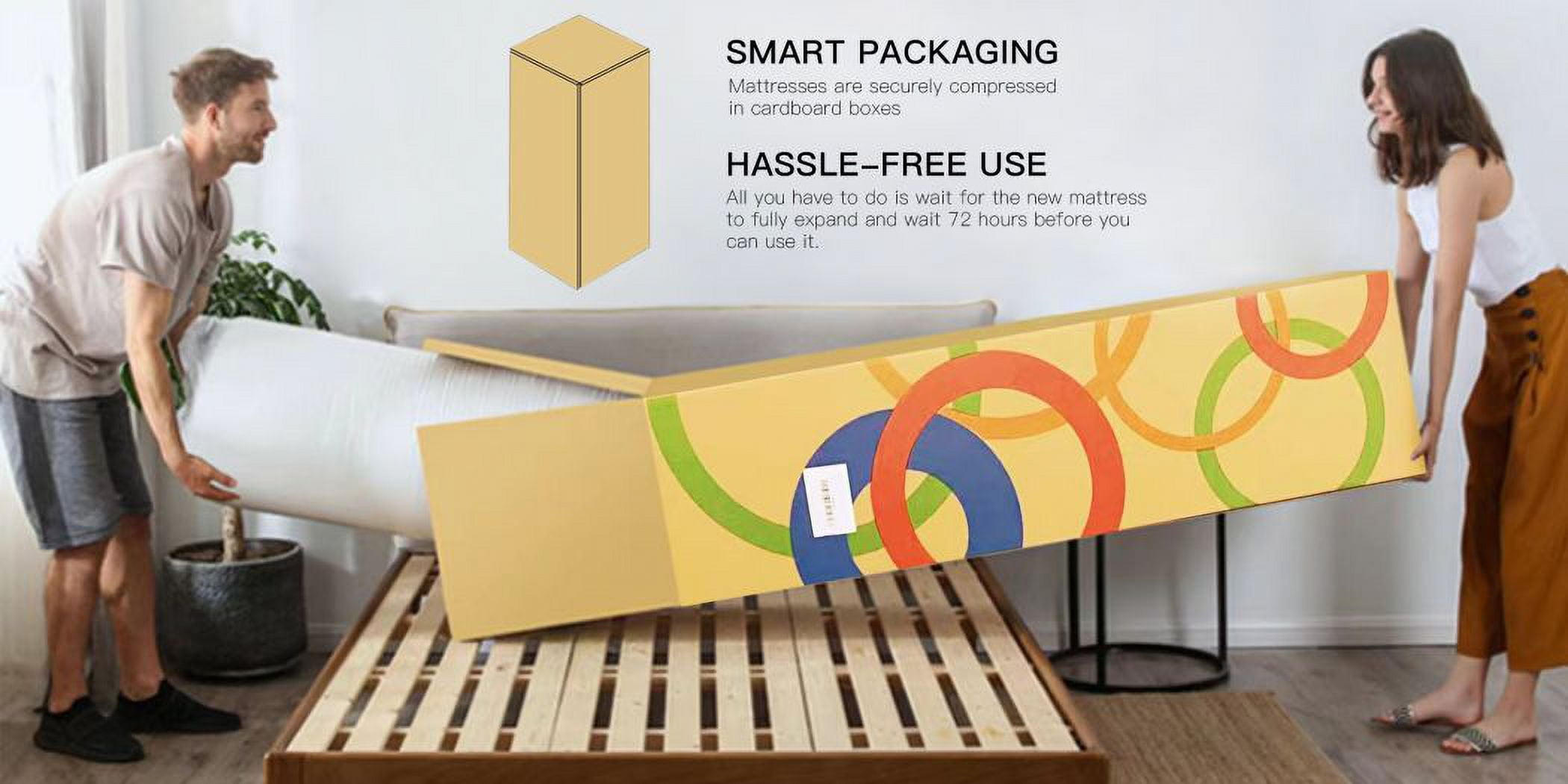 lemontalking 12 Inch Mattress Twin Bed Size Mattress In A Box Hybrid Mattress