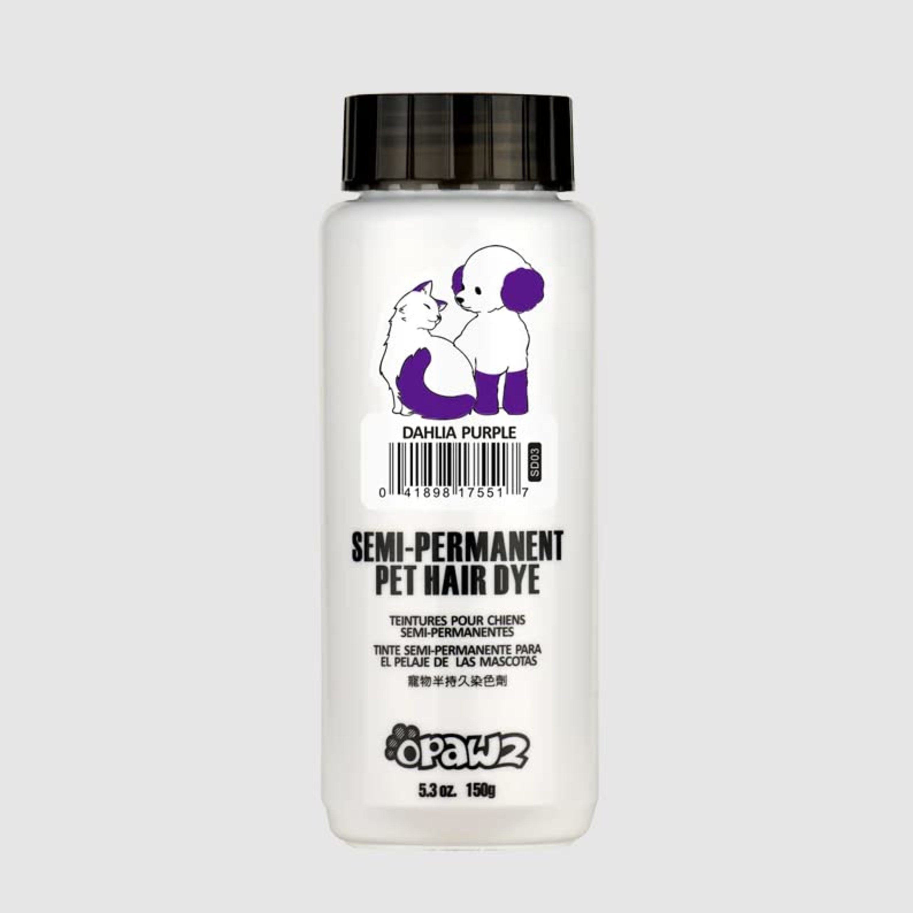 OPAWZ Dog Hair Dye, Dog Grooming Supplies Purple, Safe Pet Hair Dye
