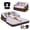 Mocha Gray, variant on NCQ Full Size Inflatable Sofa Bed with Air Pump,2-in-1 Portable Blow-Up Air Couch,Inflatable Couch Bed and Folding Air Mattress for Home,Camping,and Guests