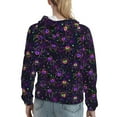 thumbnail image 7 of Picia Multi-colored Spiders Pattern Casual Women's Hoodie, Hooded Sweatshirt with Kangaroo Pocket, Comfortable Pullover with Eye-catching Drawstrings-XX-Large, 7 of 7
