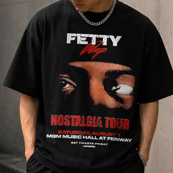 Fetty Wap Nostalgia Tour T-Shirt Vintage Rap Concert Graphic Tee