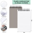 thumbnail image 2 of xianlin-Note Pads - Aesthetic Spiral Notebook Small 3 x 5 Inches, Pocket Notebook 12 Pack, College Ruled Spiral Notepads With 60 Sheets /120 Lined Pages, A7 Mini Notebooks for Work, School, Travel -1, 2 of 4