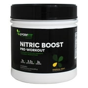 LuckyFit - Nitric Boost Pre-Workout Tropical Fruit - 18.34 oz.