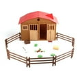 Toys Farm Scene Playset Simulation Farm Playset Farm Scene Model DIY ...