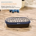 thumbnail image 5 of Lifepro HexaPlate Lite Vibration Plate Exercise Machine – Full Body Vibrating Plate for Weight Loss, Lymphatic Drainage & Recovery – Compact Home Workout with Magnetic Acupoints & Remote - Blue, 5 of 10