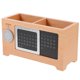 thumbnail image 3 of Wood Desk Organizer Pen Holder for Storage Use Khaki Color Great for Home Office 5.5 Inches, 3 of 4