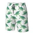 thumbnail image 6 of Uemuo Sea Turtle Pattern Men's Swim Trunks Hawaiian Beach Bathing Suit Swimsuits Beach Quick-Dry Shorts with Pockets-X-Large, 6 of 9