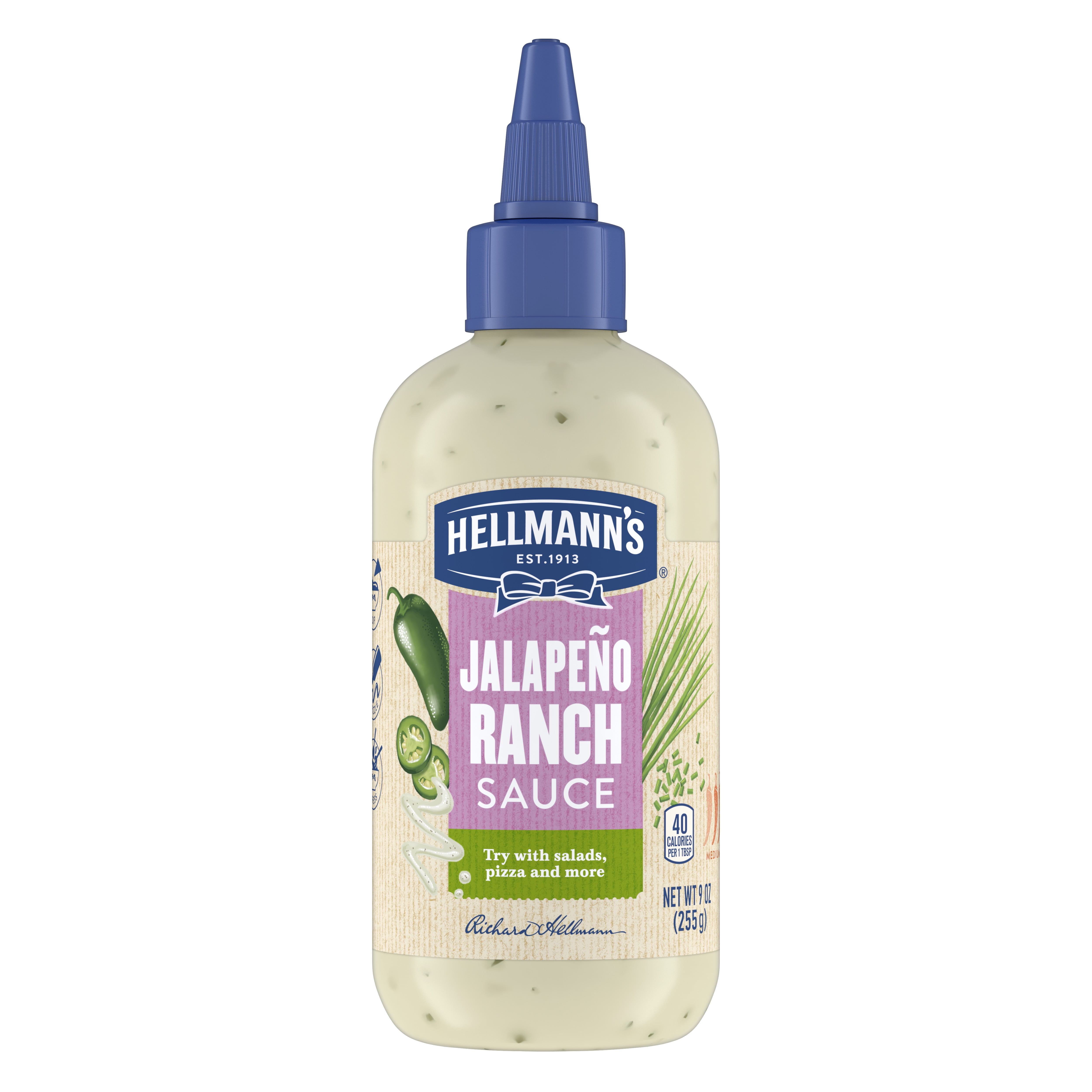 Hellmann's Dressing and Dip Dipping Sauce Jalapeno Ranch, 9 OZ, 1 Ct
