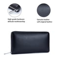 thumbnail image 4 of Cartera para tarjetas de crédito de gran capacidad Laklulu: cartera de cuero con protección RFID para mujer, 36 ranuras, 4 of 6