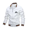 thumbnail image 5 of 2024   LONSDALE Logo Aviator Stand Collar Jacket Men‘s Casual Slim Baseball Jacket Latest Spring Fashion High Quality Jacket, 5 of 7