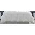 thumbnail image 2 of Pointehaven 300TC Cotton Sateen Woven Stripe Down Alterative Oversized White Comforter, King/Cal King, 2 of 2