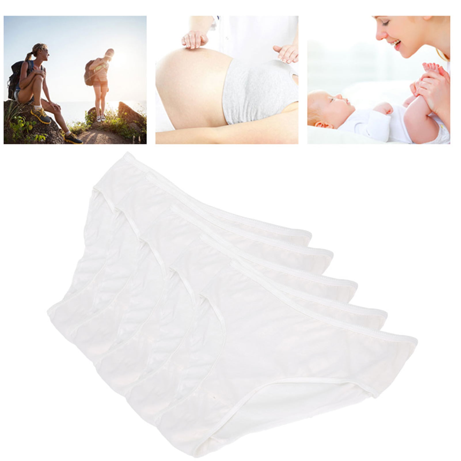 Disposable maternity briefs 5 pcs. L premium