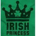 thumbnail image 2 of St Patricks Day Irish Princess Women's Graphic T Shirt Tees Brisco Brands S, 2 of 6