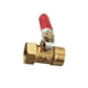 thumbnail image 3 of Cateissary Válvula de bola de latón rosca conector de manguera de jardín interruptor hermético jardín granja flujo de agua Hardware Cocina y Comedor 3/8 inch Cateissary HA061874-03B, 3 of 6
