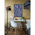 thumbnail image 3 of "Abc Nautical Navy" Painting Print on Wrapped Canvas, 3 of 5