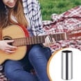 thumbnail image 5 of Stainless Steel Guitar Slide Finger and Knuckle Slide Metal Guitar Slides Bottleneck Slides for Electric Guitar Bass Acoustic Guitar and Other Stringed Instruments (6cm), 5 of 5