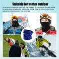 thumbnail image 3 of Toystoory Calentador de cuello colores surtidos térmico cómodo cuello polaina espesar gran textura accesorios de ciclismo pañuelo para el Suministros térmicos Azul, 3 of 6