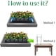 thumbnail image 5 of Ounissouiy Estera de riego automática para plantas, color negro, para regar cómodamente las plantas, estera de riego automática para plantas, Jardín y Patio, 5 of 6
