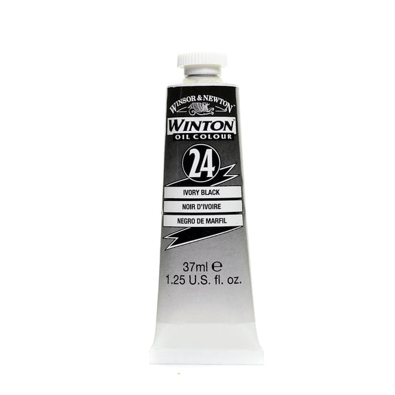 Winton Oil Colours 37 ml, ivory black, 24 (pack of 3)