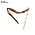 thumbnail image 3 of Unique Bargains 20Pcs Wedding Ribbon Sticks Ribbon Streamers Sticks for Wedding Celebration Orange,Black, 3 of 5